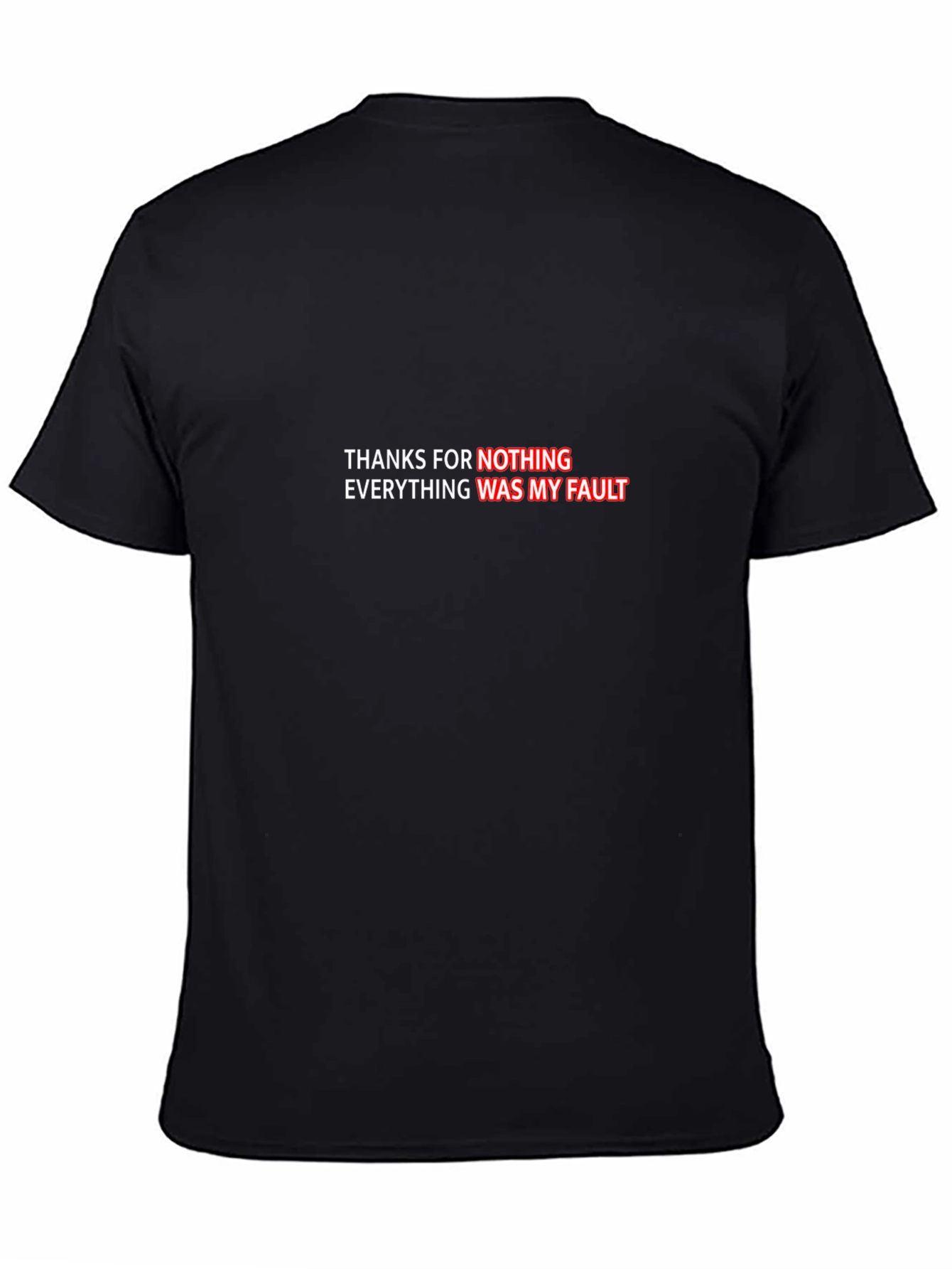 Thanks For Nothing Sarcastic Graphic Tee