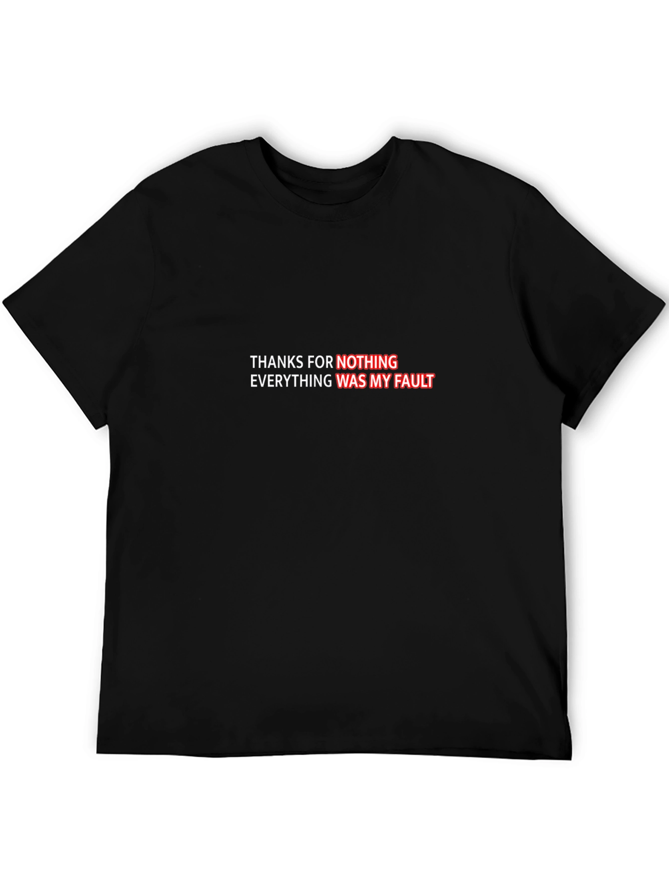 Thanks For Nothing Sarcastic Graphic Tee