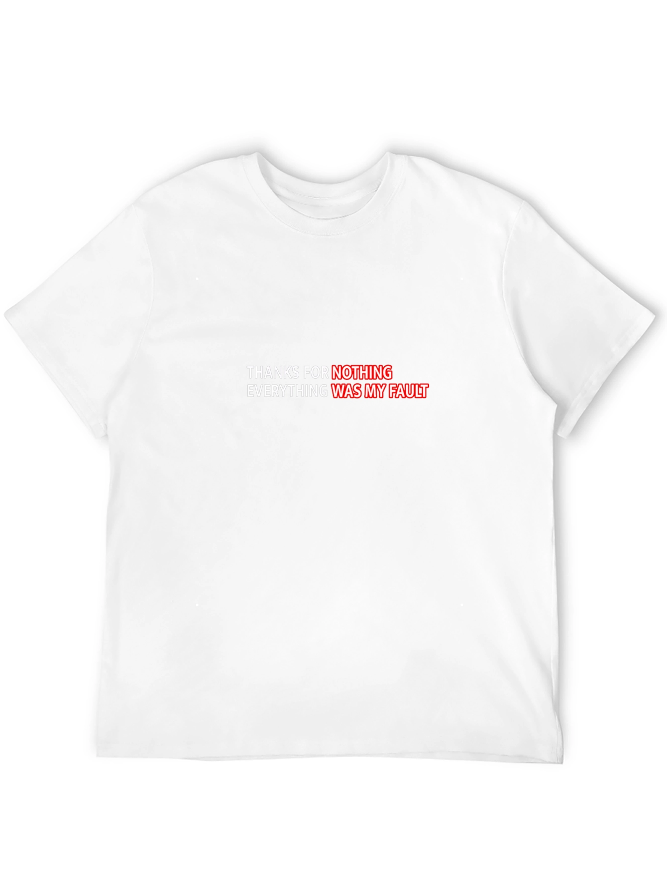 Thanks For Nothing Sarcastic Graphic Tee