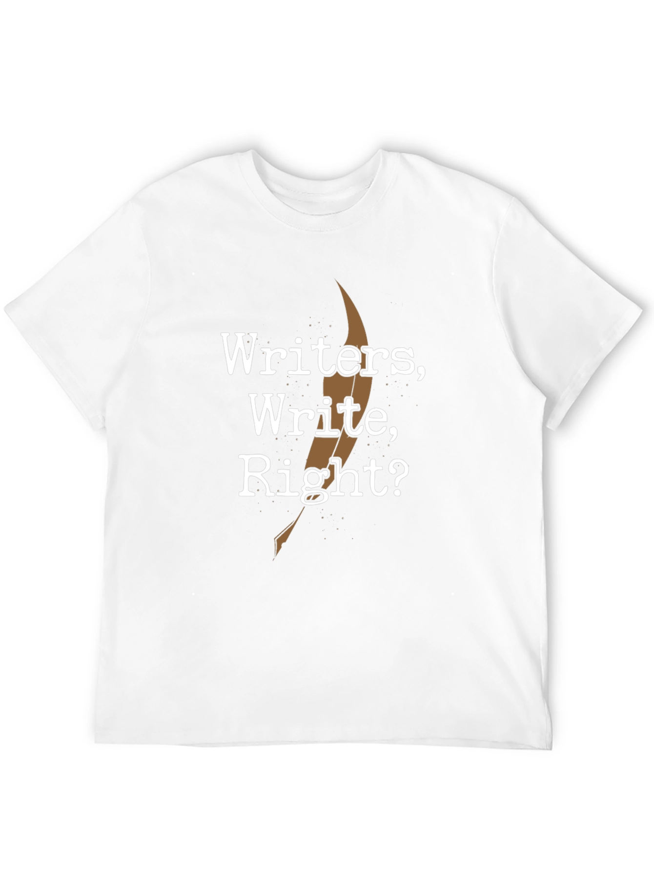 Writers Write Right? Black Graphic Tee