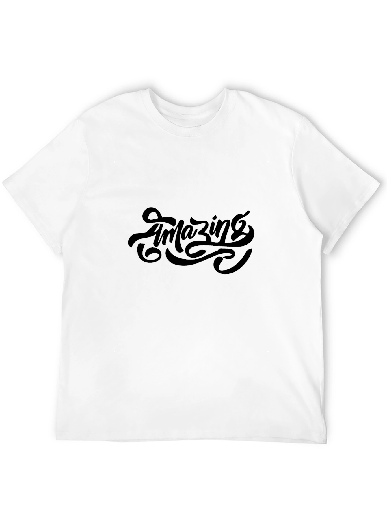 Amazing Graphic Black T-Shirt