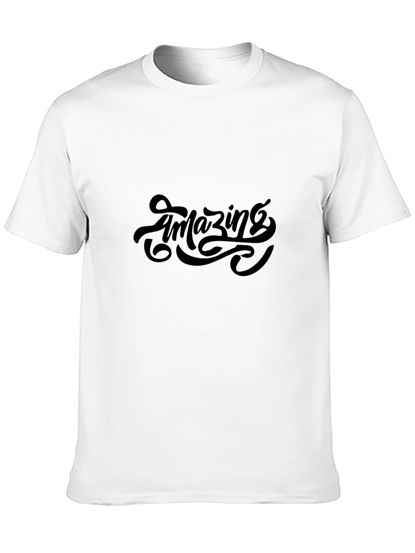 Amazing Graphic Black T-Shirt
