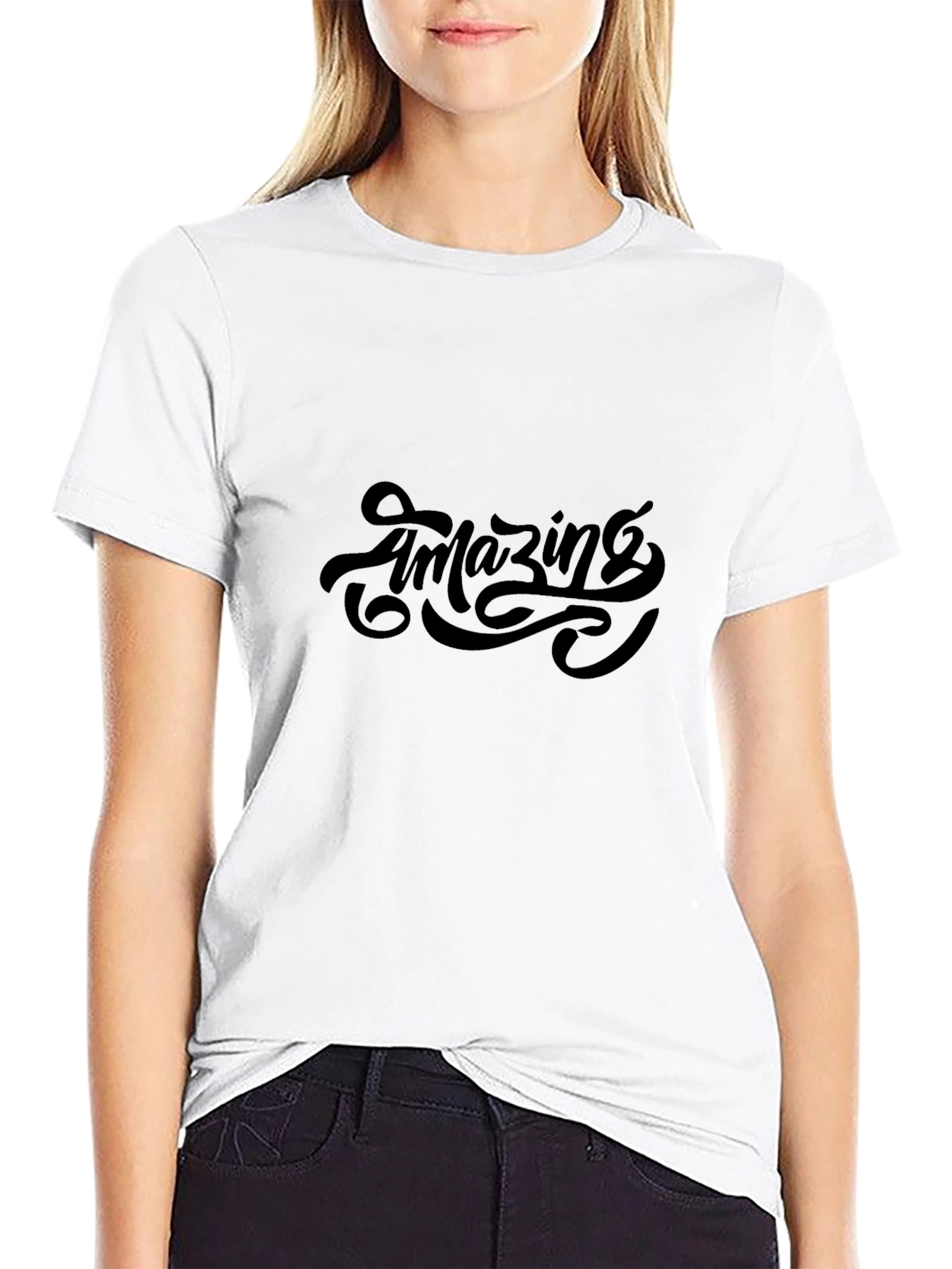 Amazing Graphic Black T-Shirt