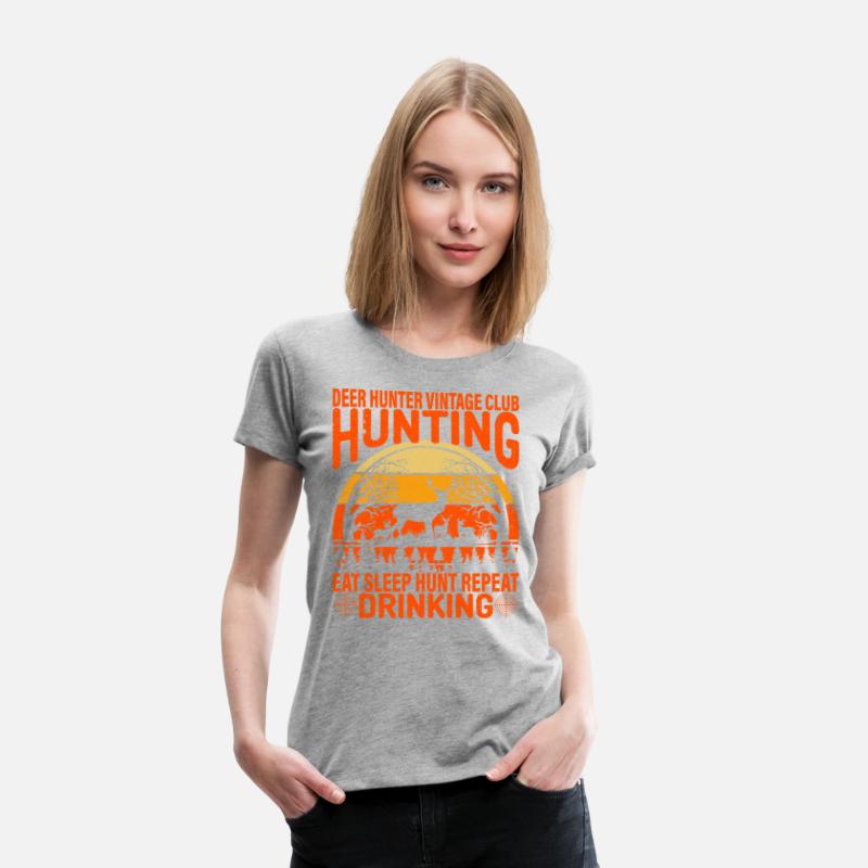 Deer Hunter Vintage Club Hunting Eat Sleep Hunt