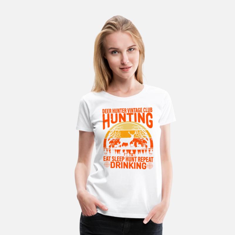 Deer Hunter Vintage Club Hunting Eat Sleep Hunt