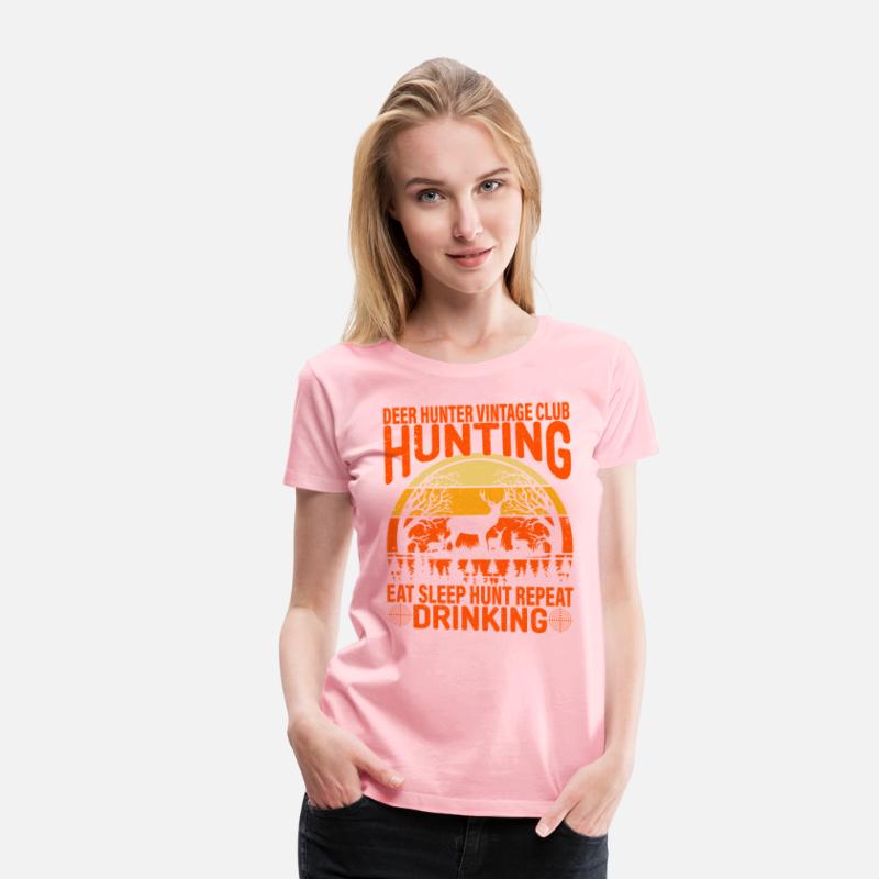 Deer Hunter Vintage Club Hunting Eat Sleep Hunt