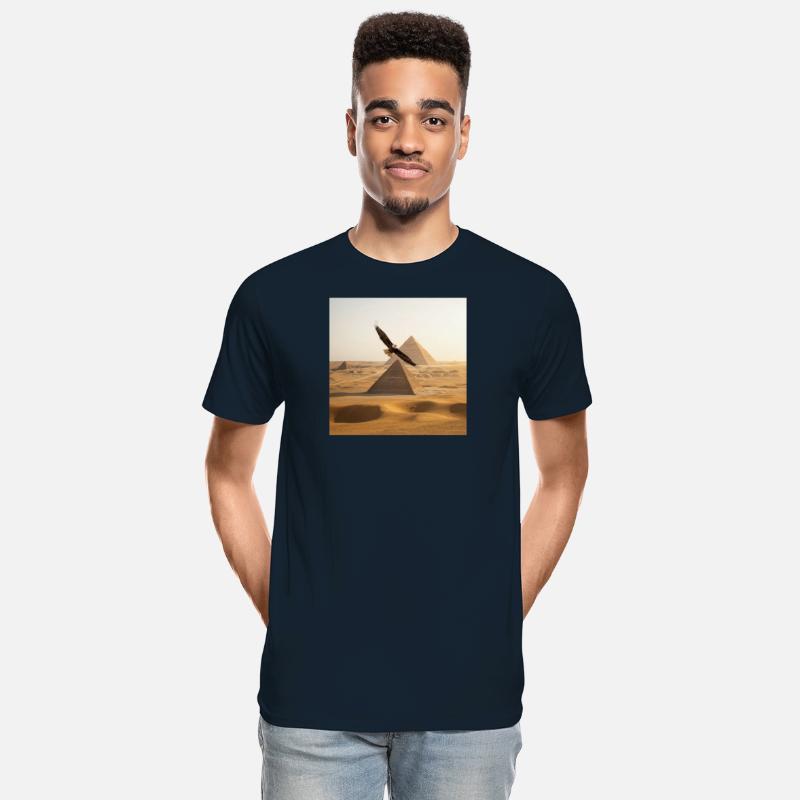 Desert Pyramids with Eagle Flight