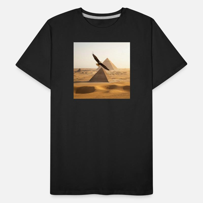 Desert Pyramids with Eagle Flight