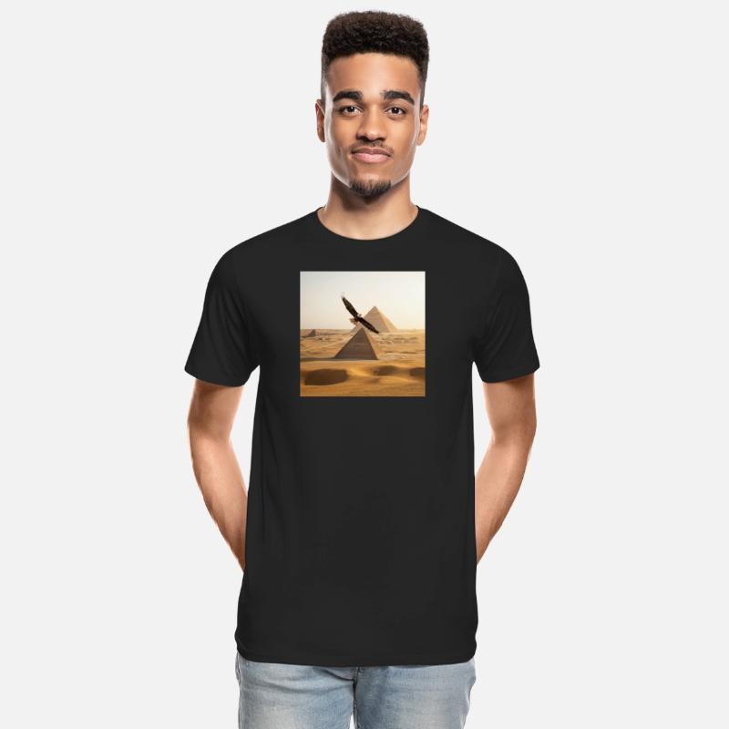 Desert Pyramids with Eagle Flight