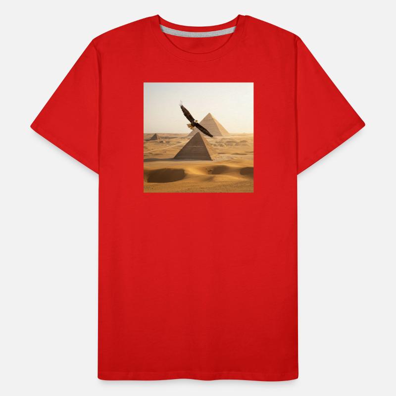 Desert Pyramids with Eagle Flight