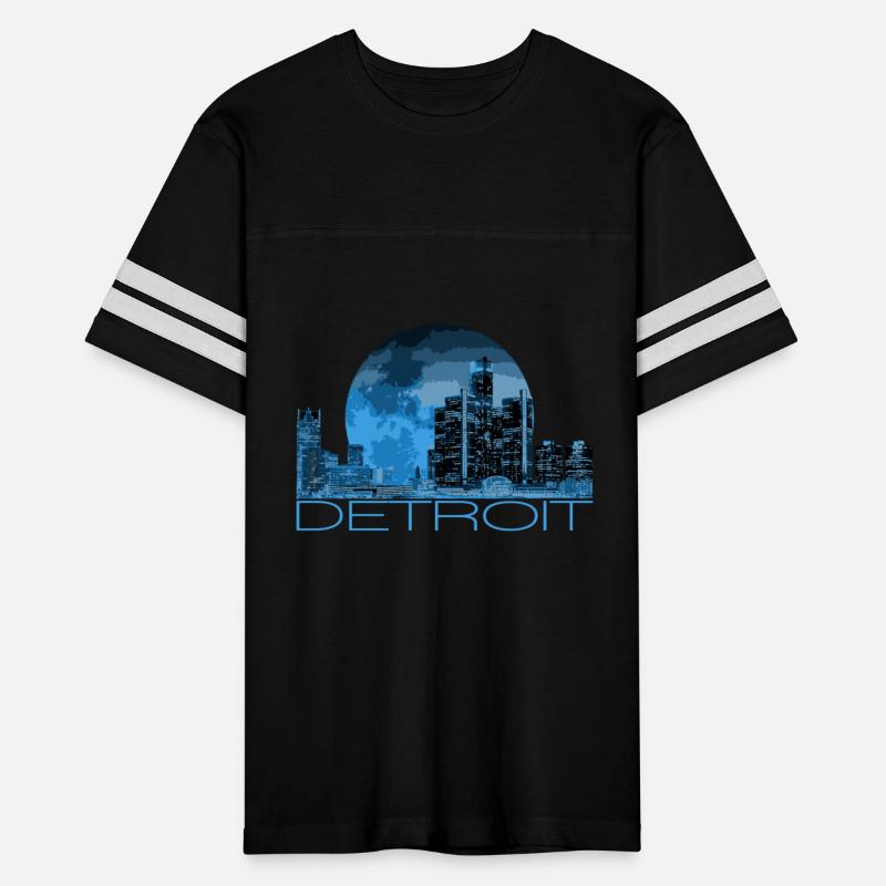Detroit Skyline At Night