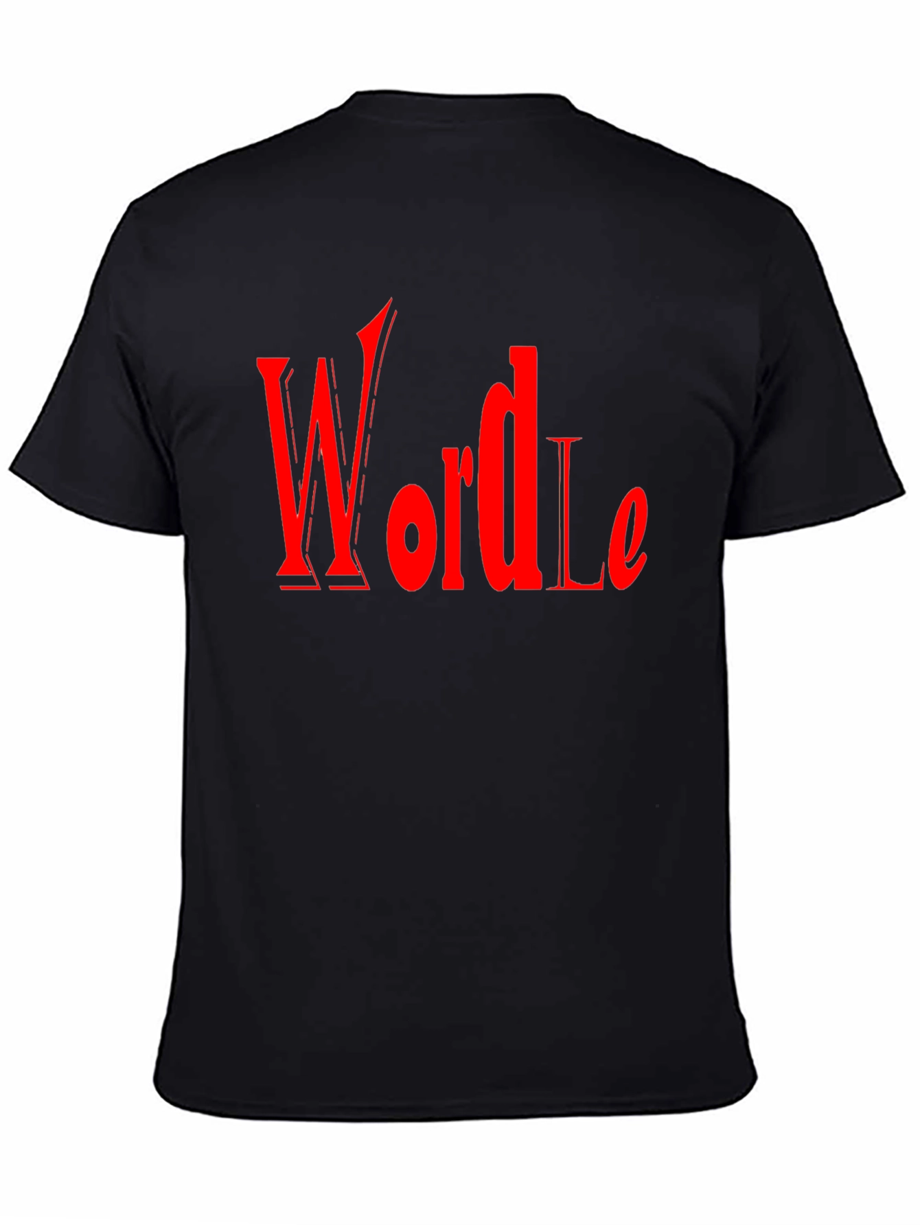 Wordle Inspired Graphic Tee - Black