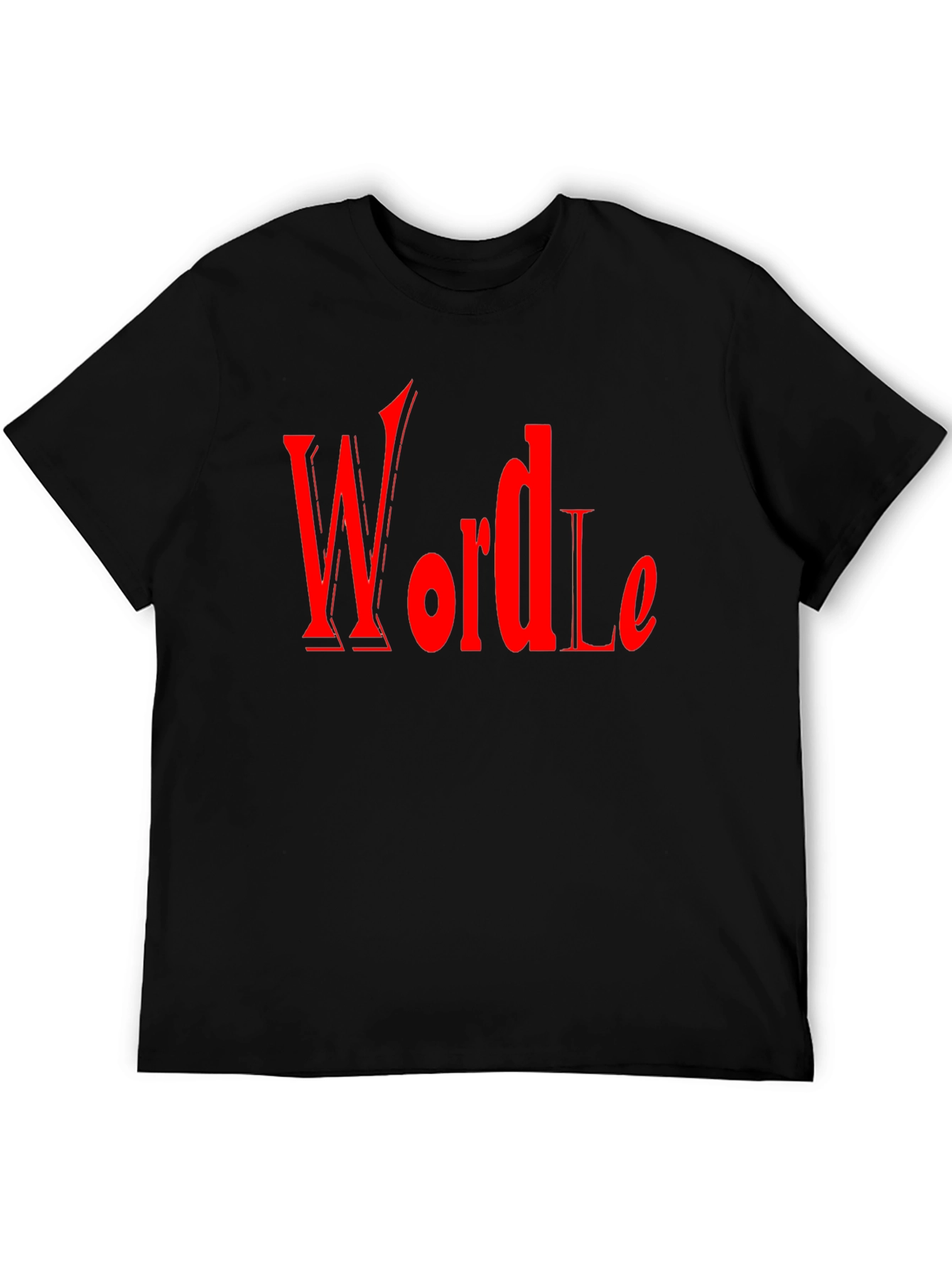 Wordle Inspired Graphic Tee - Black