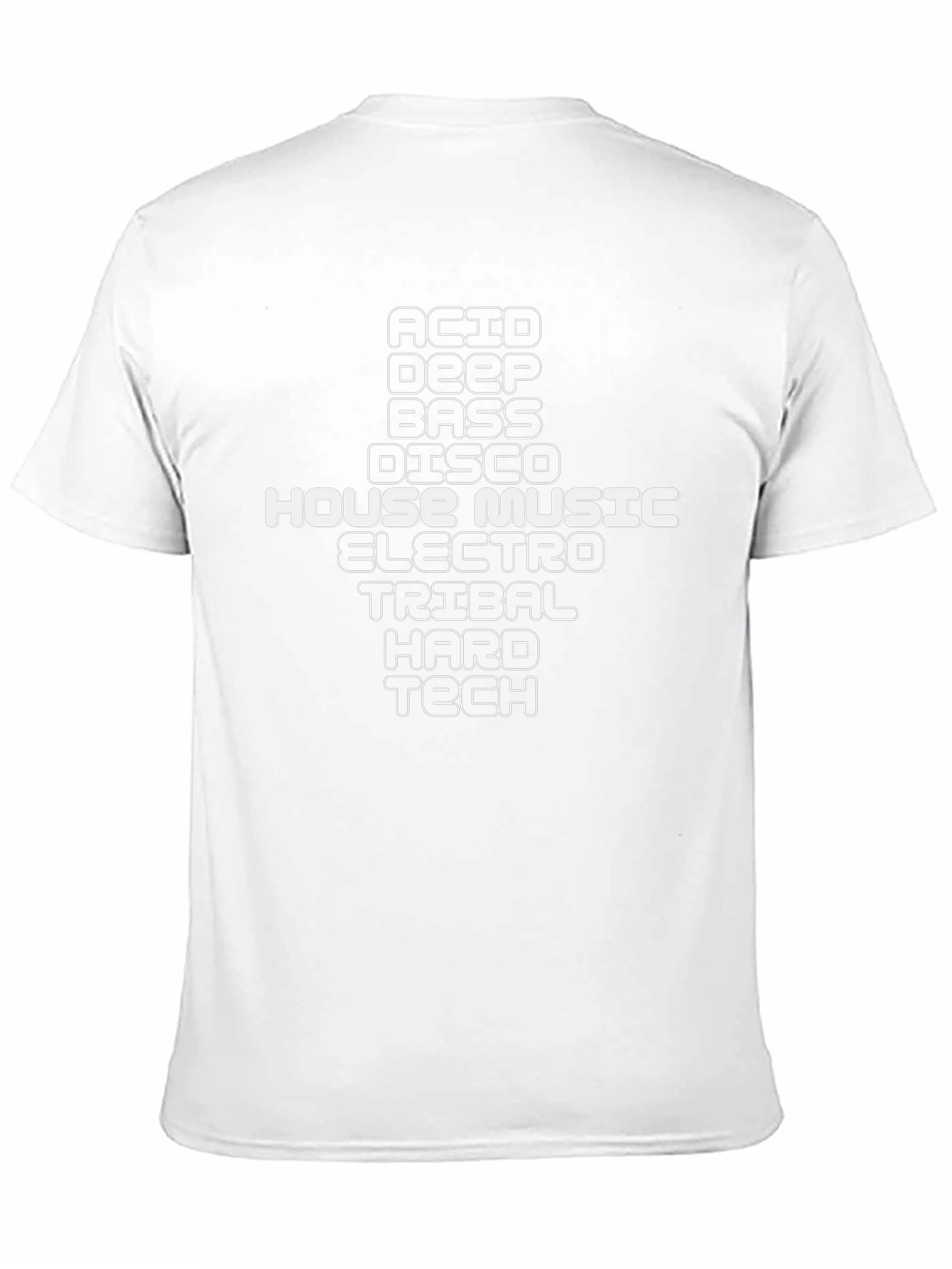 Acid House Music Graphic Tee - Black