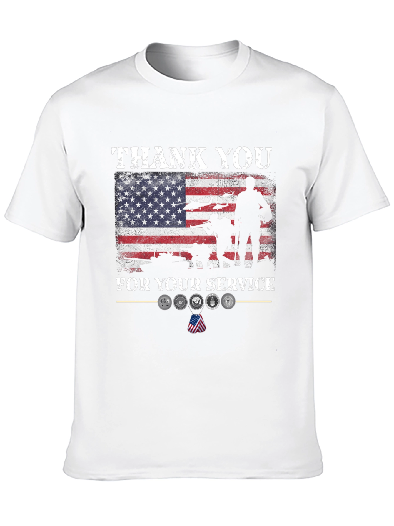 Thank You For Your Service Graphic T-Shirt