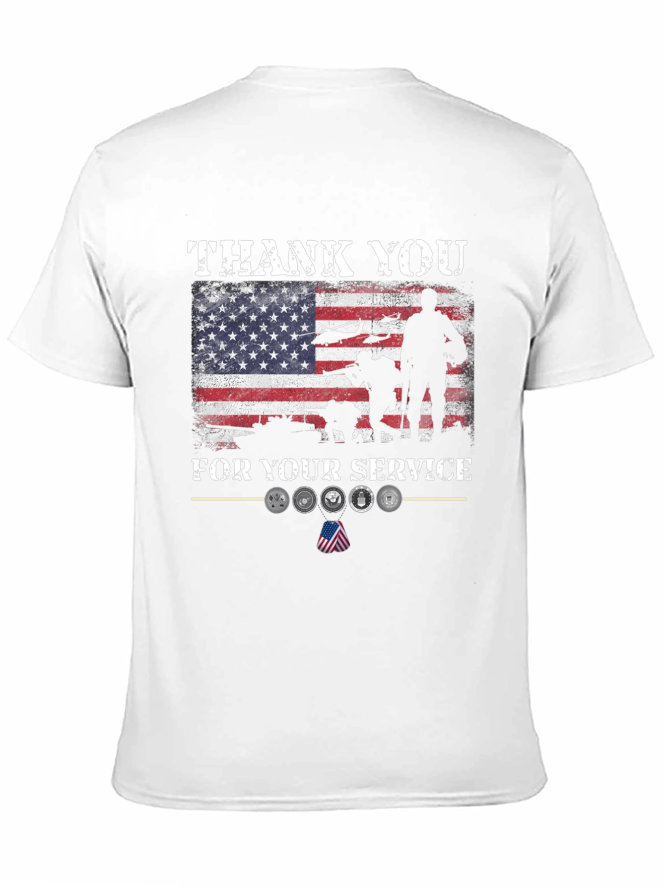 Thank You For Your Service Graphic T-Shirt