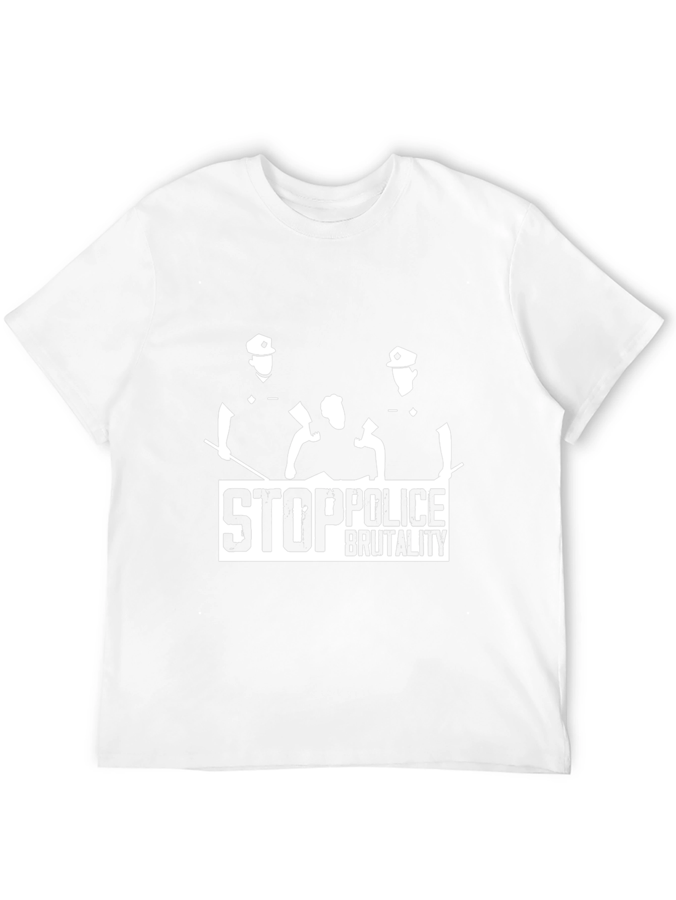 Stop Police Brutality Graphic T-Shirt - Black