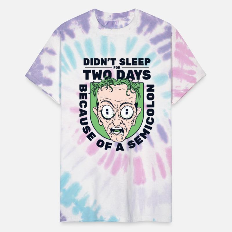 Didn't Sleep For Two Days Semicolon Coder