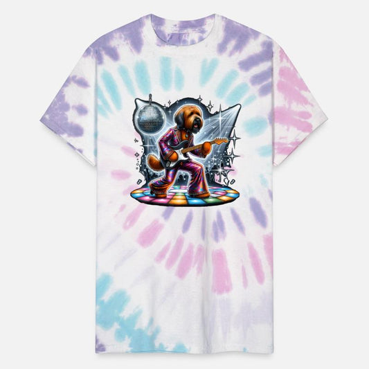 Disco Guitar Briard dog