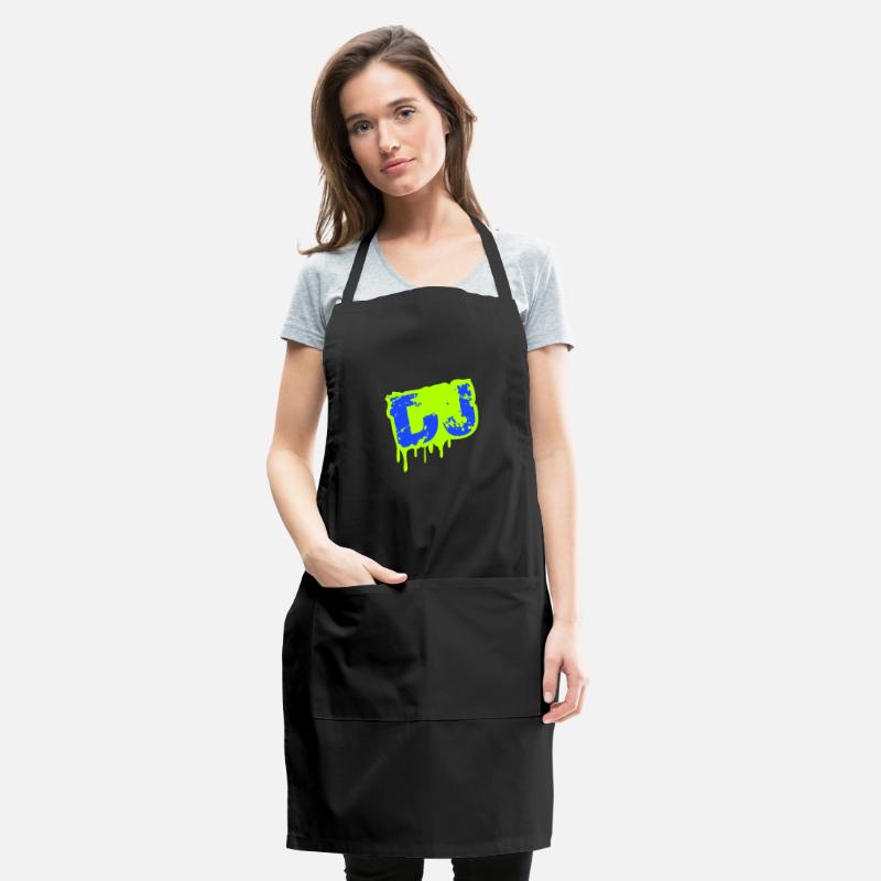 DJ Graffiti Spray Drops Music Party Text Lettering