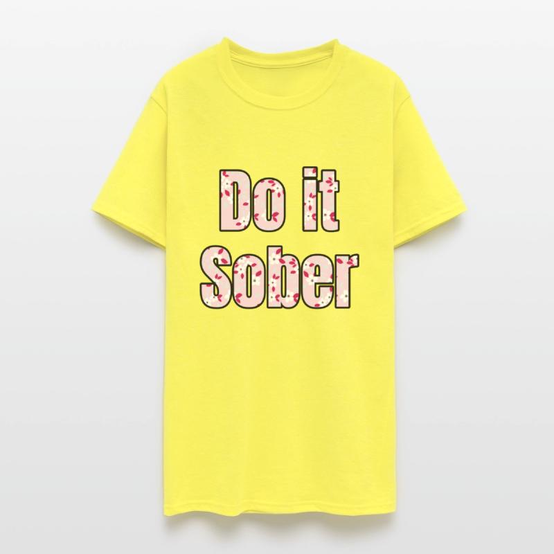 Do It Sober pink floral