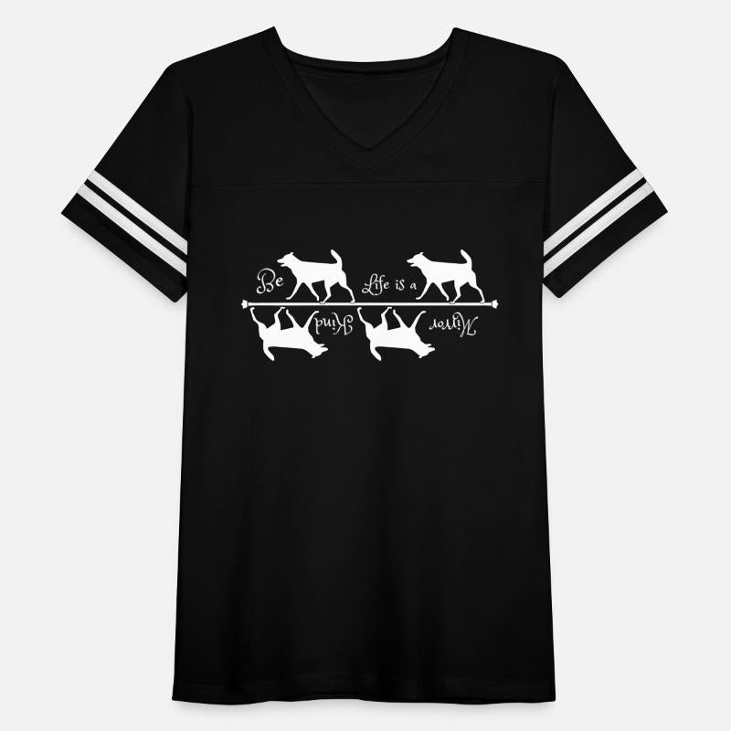 Dog shadow reflection, be kind life is a mirror