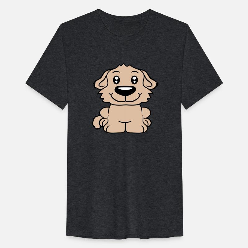 Dog Sits Cute Little Happy Puppy Pet Friendly Fun