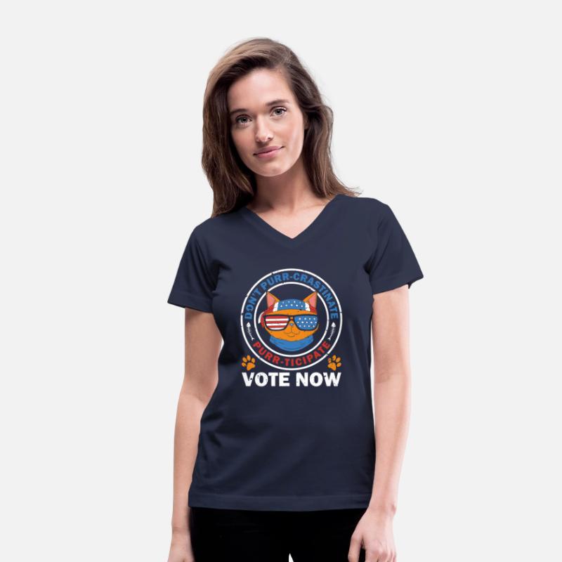 Don't Purr-crastinate American Flag Voter Cat Vote