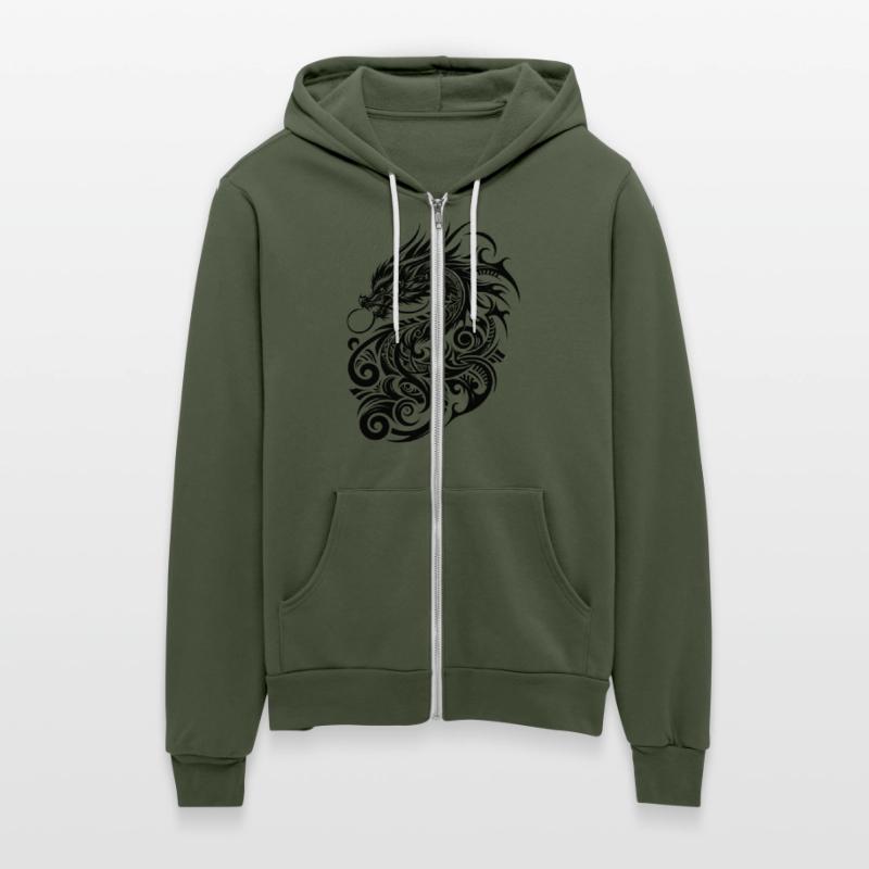 Dragon Tribal Tattoo Artistic Design