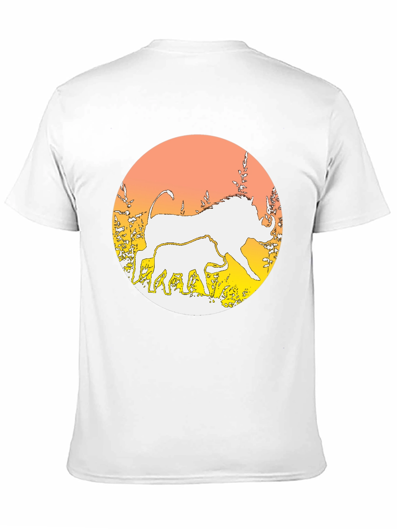 Warthog Graphic Print Crewneck T-Shirt