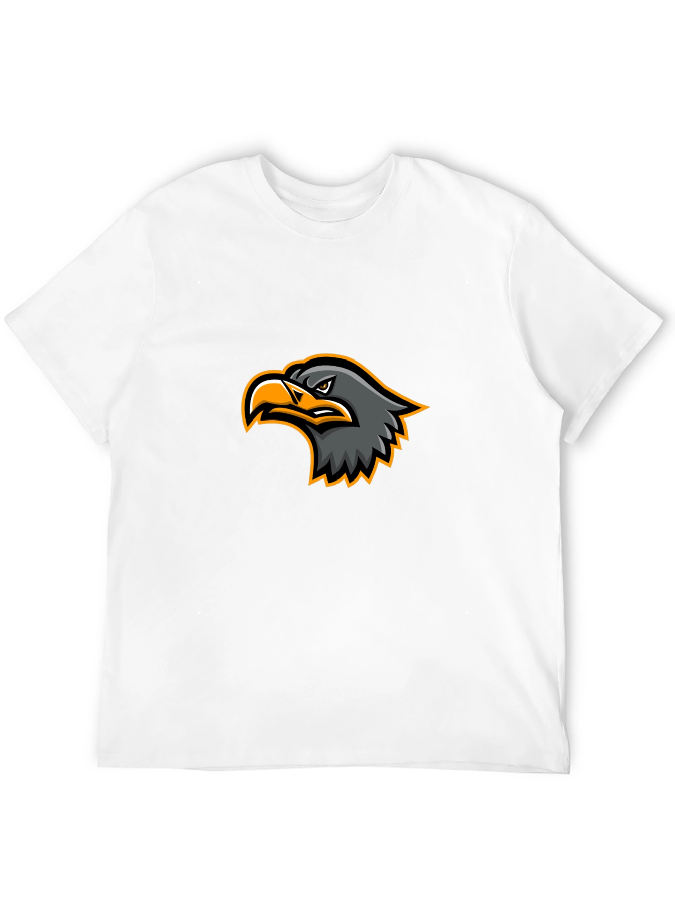 Black T-Shirt with Eagle Graphic
