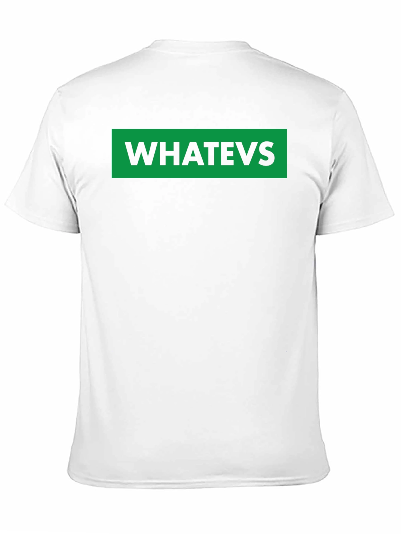 Whatevs Green Box Black T-Shirt
