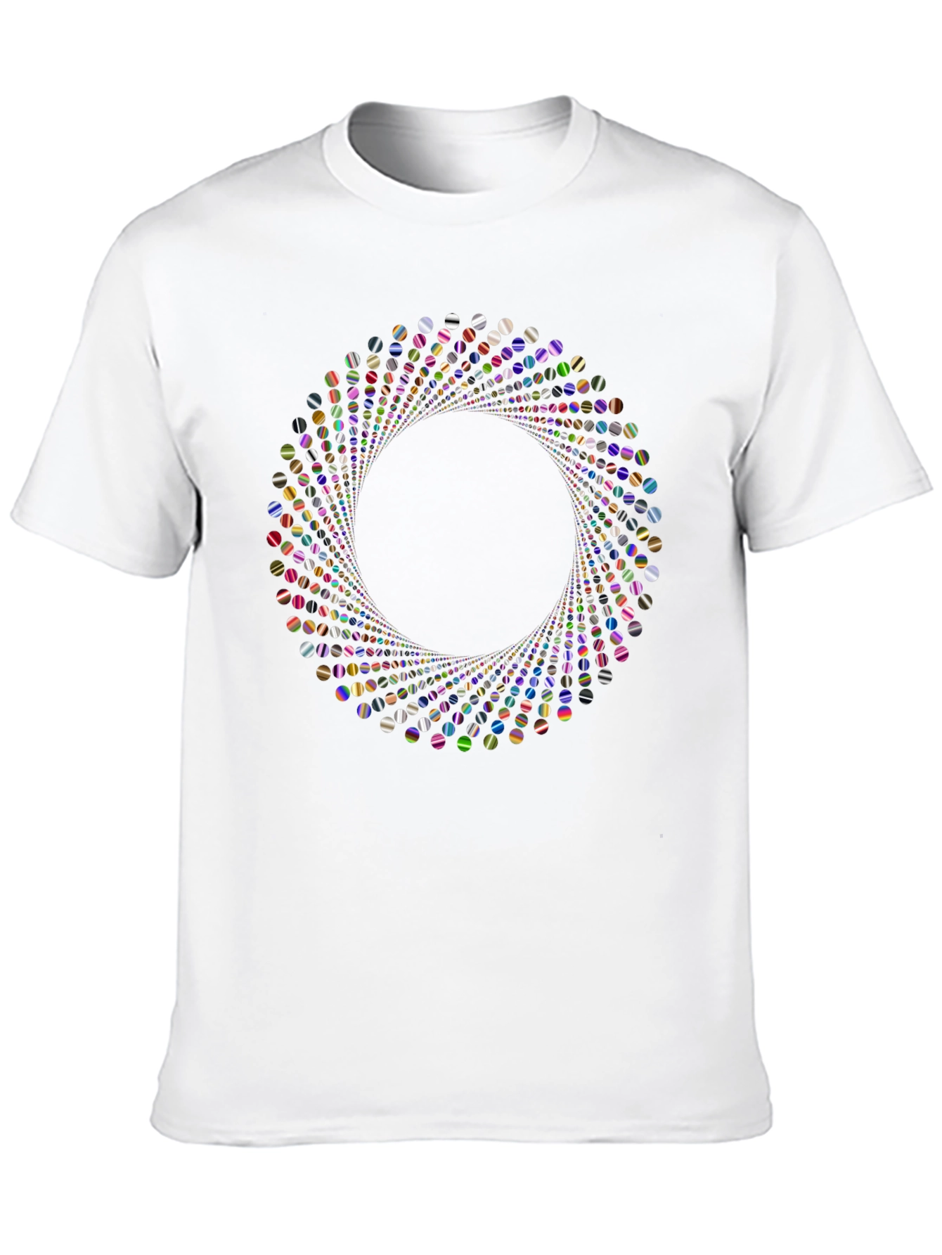 Abstract Vortex Graphic T-Shirt - Modern Design