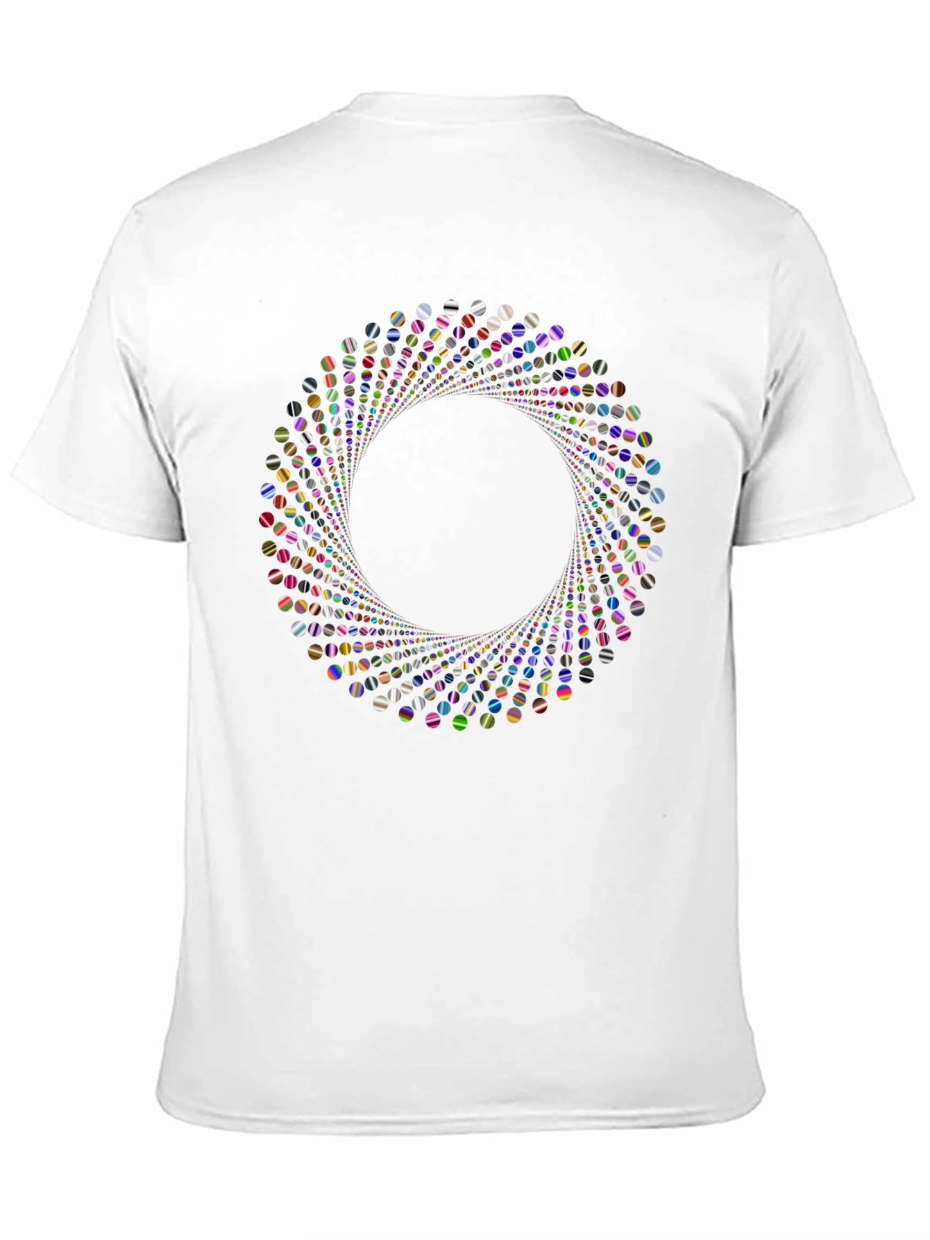 Abstract Vortex Graphic T-Shirt - Modern Design