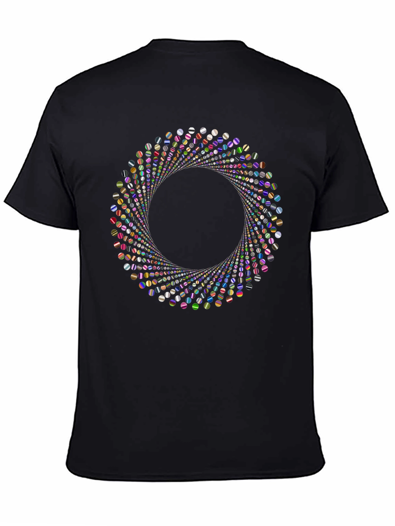 Abstract Vortex Graphic T-Shirt - Modern Design