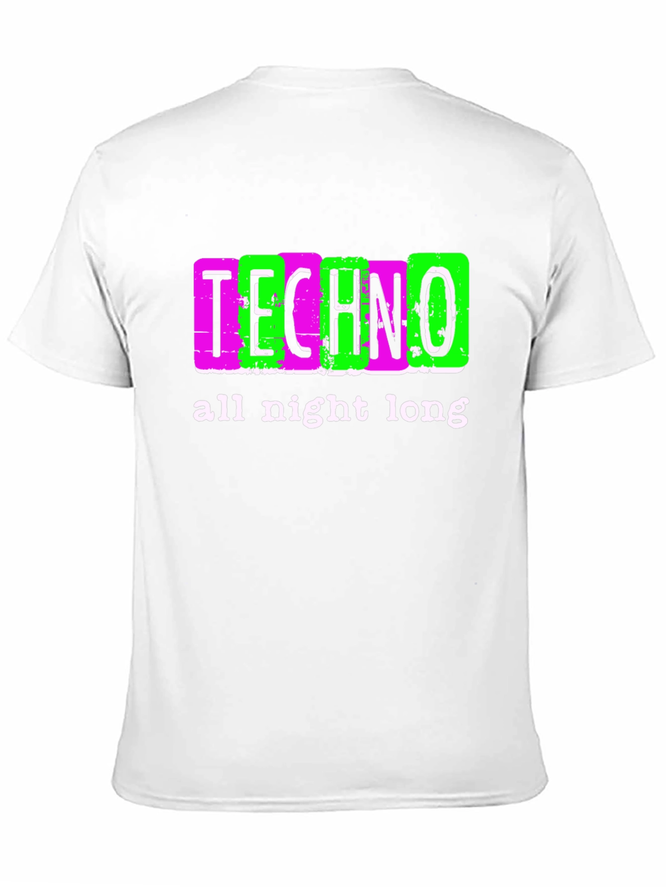 Techno All Night Long Graphic Tee