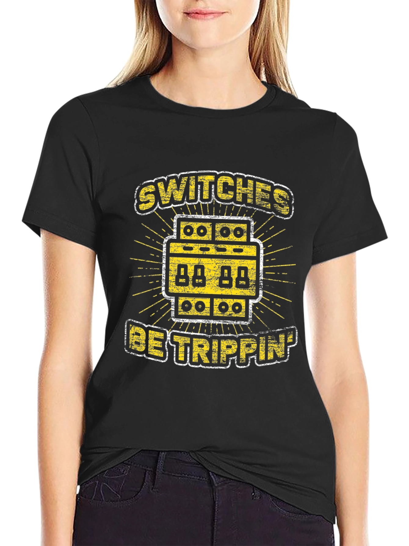 Switches Be Trippin Graphic T-Shirt