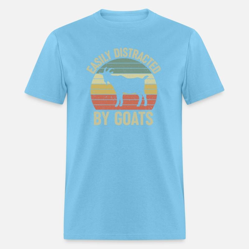 Easily Distracted By Goats Lover Funny