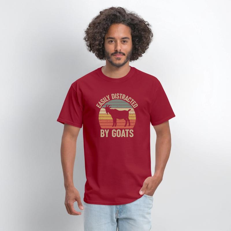 Easily Distracted By Goats Lover Funny