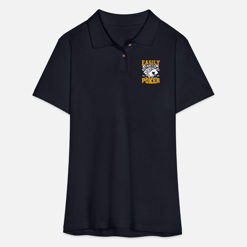 Easily Distracted By Poker Card Player Gambling