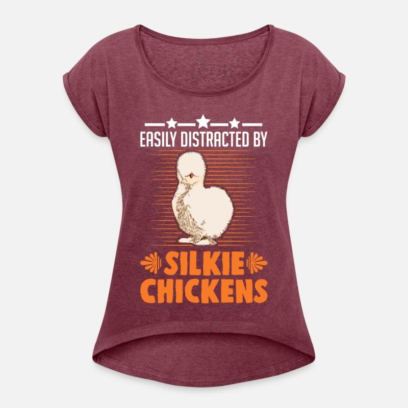 Easily Distracted By Silkie Chicken's Chicken