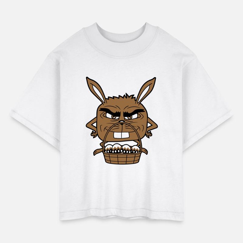 Easter Bunny Eggs Basket Evil Eye Dangerous Smile