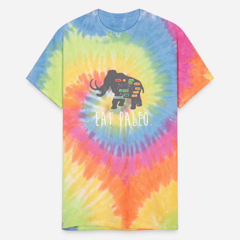Eat Paleo Animal Pun Funny Woolly Mammoth