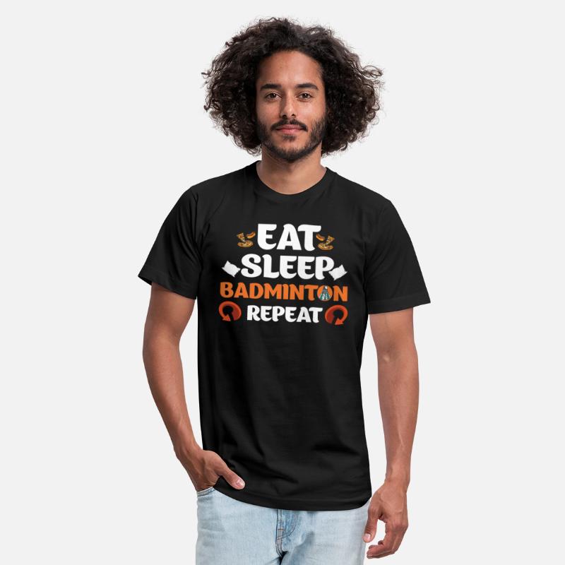 Eat Sleep Badminton Repeat Player Sport