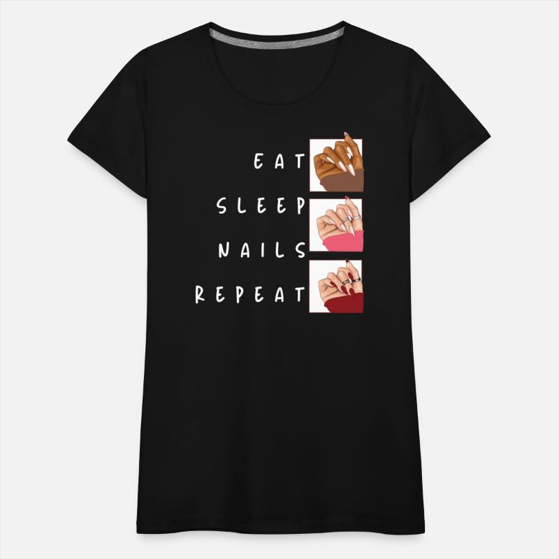 Eat Sleep Nails Repeat Nail Artist Nail Tech Quote