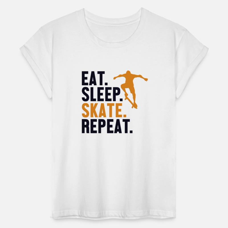 Eat Sleep Skate Repeat Skaterboy Skateboardkid