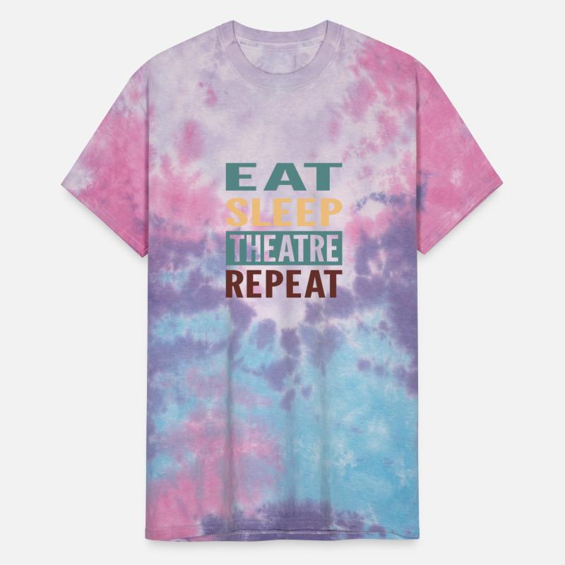 Eat Sleep Theatre Repeat Actor Drama Gift T shirt