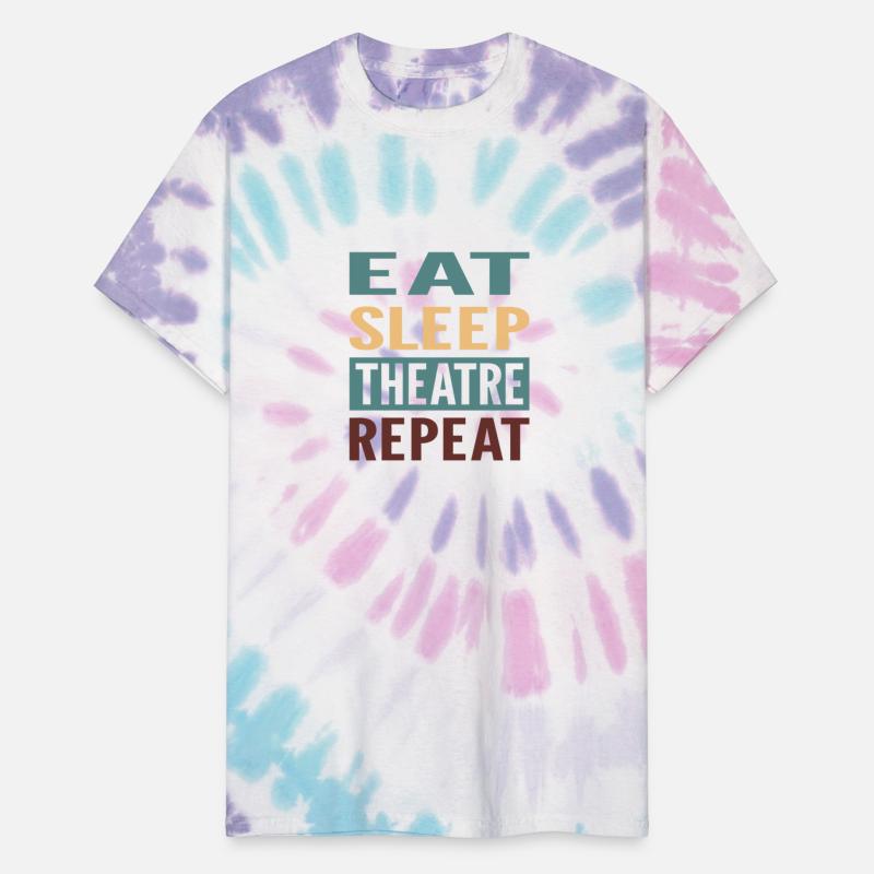 Eat Sleep Theatre Repeat Actor Drama Gift T shirt
