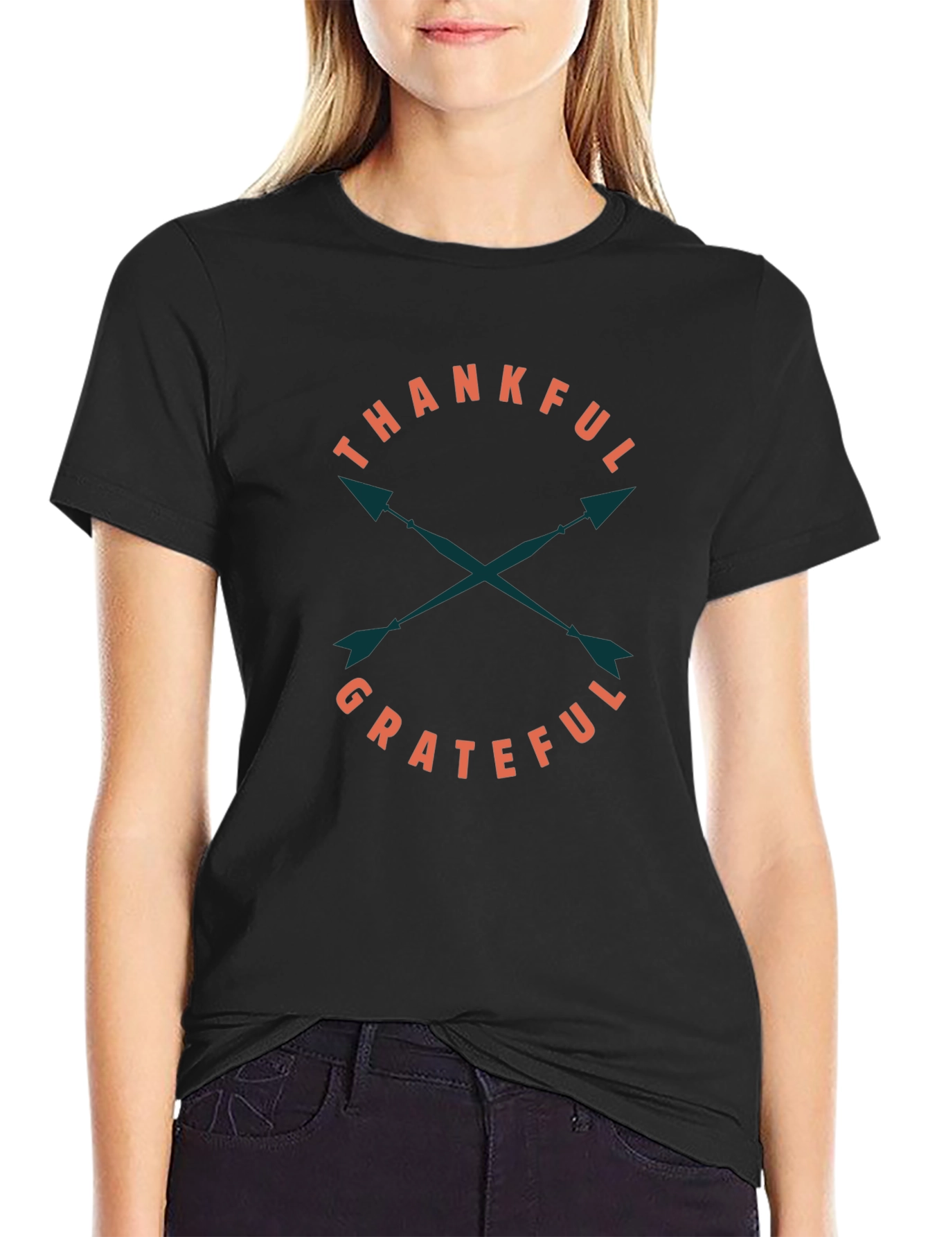 Thankful Grateful Arrow Graphic Tee - Unisex