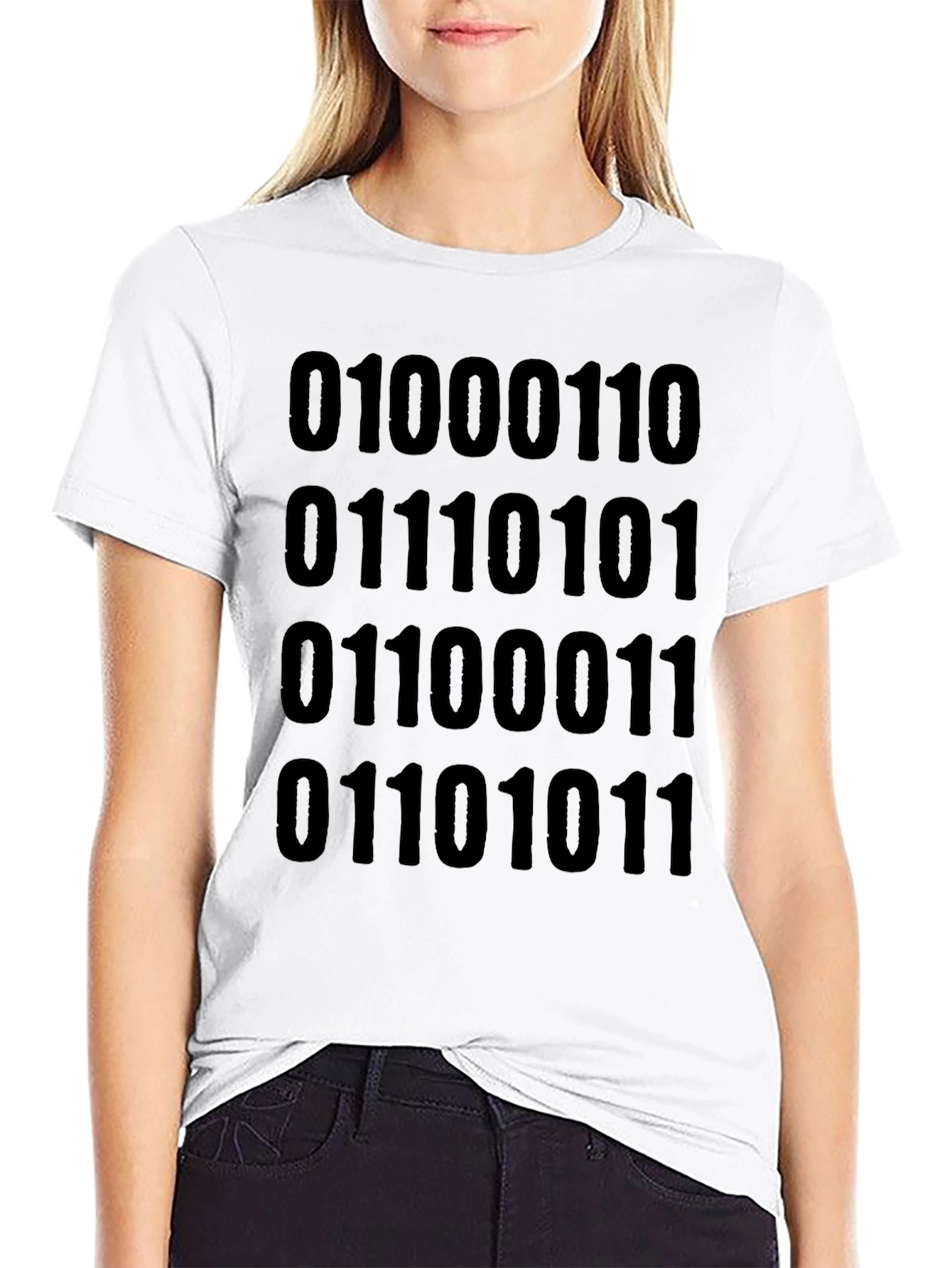 Binary Code T-Shirt - Geek Programmer Shirt